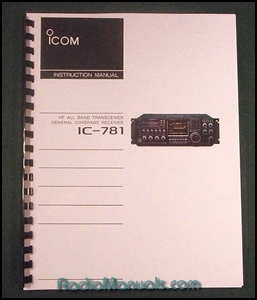 Icom IC-781 Instruction manual - Click Image to Close